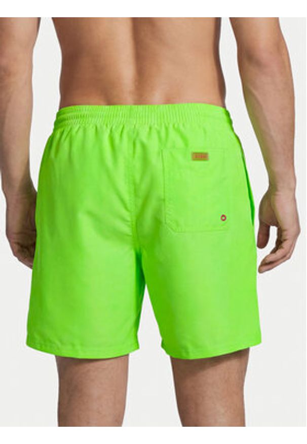 Guess Szorty kąpielowe F6GT24 WG282 MEDIUM Zielony Regular Fit. Kolor: zielony. Materiał: syntetyk