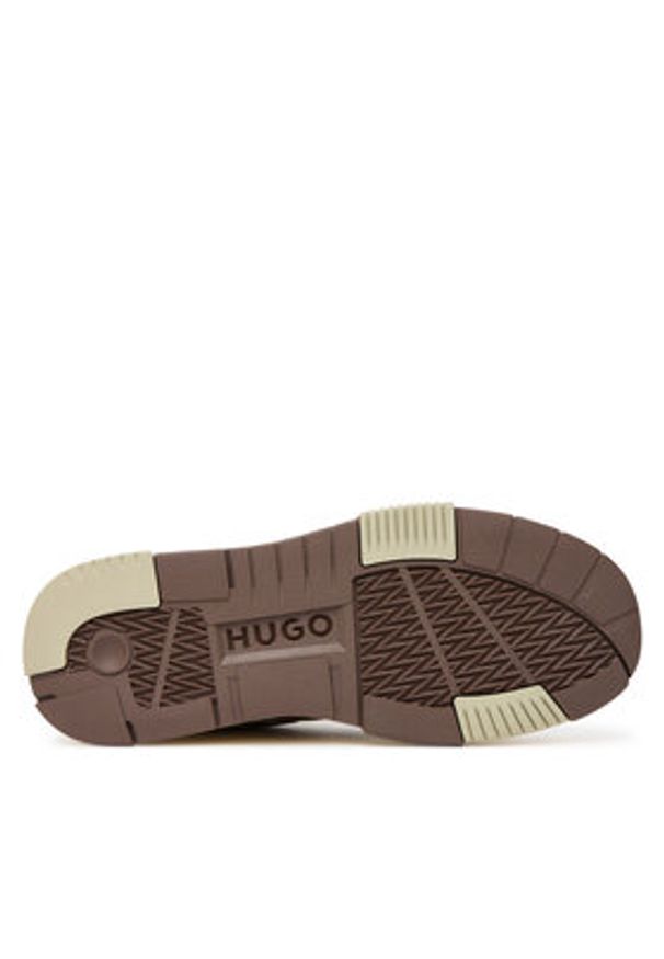 Hugo - HUGO Sneakersy Yarrow 50548529 Beżowy. Kolor: beżowy. Materiał: skóra