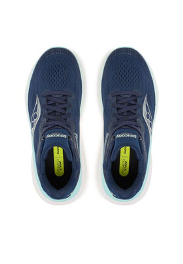 Saucony Buty do biegania Guide 19 S11058 Granatowy. Kolor: niebieski. Materiał: materiał