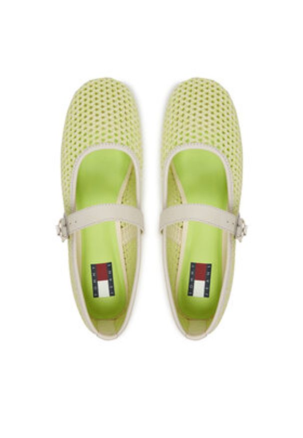 Tommy Jeans Baleriny Tjw Knitted Ballerina EN0EN03030 Biały. Kolor: biały. Materiał: materiał