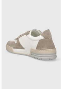 Garment Project - GARMENT PROJECT sneakersy skórzane Legacy 80s kolor beżowy GPF2496. Nosek buta: okrągły. Zapięcie: sznurówki. Kolor: beżowy. Materiał: skóra #3