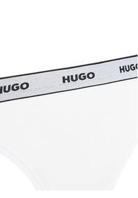 Hugo - HUGO Komplet 3 par stringów 50480150 Biały. Kolor: biały. Materiał: bawełna