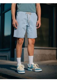Sinsay - Szorty jeansowe - błękitny. Kolor: niebieski. Materiał: jeans