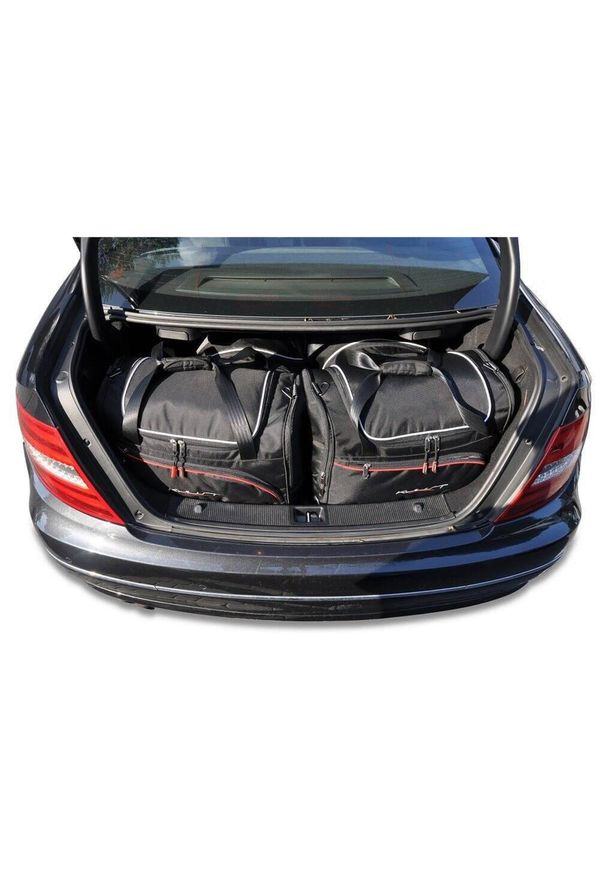 KJUST - Torby Do Bagażnika Mercedes-Benz C Coupe 2011-2014 4Szt Kjust. Kolor: czarny. Styl: sportowy