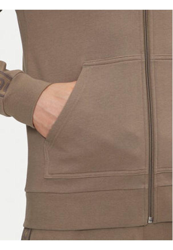 Hugo - HUGO Bluza Liam 50540933 Beżowy Regular Fit. Kolor: beżowy. Materiał: bawełna