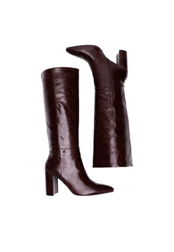 MEXX Kozaki MI001805743W Brązowy. Kolor: brązowy. Materiał: skóra