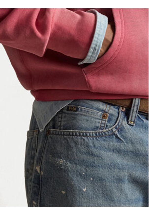 Polo Ralph Lauren Szorty jeansowe 710P08162001 Niebieski Regular Fit. Kolor: niebieski. Materiał: bawełna