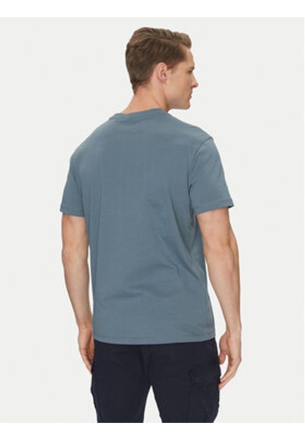 Napapijri T-Shirt S-Buti NP0A4INM Niebieski Regular Fit. Kolor: niebieski. Materiał: bawełna