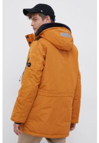 Tom Tailor - Kurtka. Okazja: na co dzień. Kolor: pomarańczowy. Materiał: materiał, włókno. Wzór: gładki. Sezon: zima. Styl: casual #4