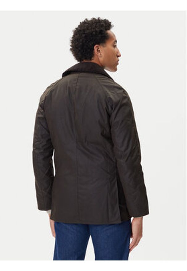 Barbour Kurtka przejściowa Ashby MWX0339OL71 Zielony Regular Fit. Kolor: zielony. Materiał: bawełna
