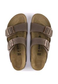 Kapcie Birkenstock Arizona Mocca Dorosłych. Kolor: brązowy. Materiał: syntetyk, skóra, materiał. Sezon: lato