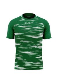 Givova Pixel Sport T-shirt 2XS Zielono-Biały Unisex. Kolor: zielony, biały, wielokolorowy. Sport: piłka nożna #1