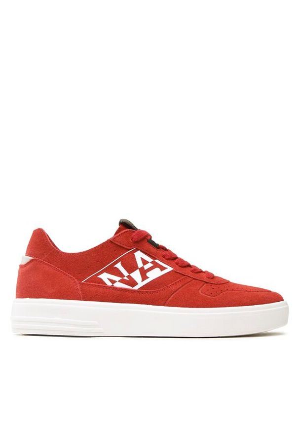 Napapijri Sneakersy Bark NP0A4HL6 Czerwony. Kolor: czerwony. Materiał: zamsz, skóra