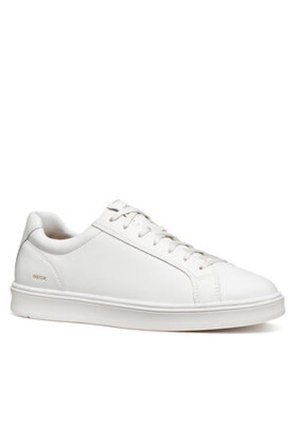 Geox Sneakersy U Spherica Actif X4 U653JB 0009B C1000 Biały. Kolor: biały. Materiał: skóra