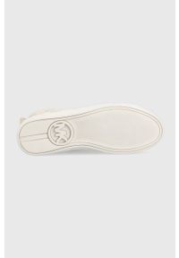 MICHAEL Michael Kors tenisówki Edie damskie kolor beżowy 43S3NVFE1Y. Nosek buta: okrągły. Zapięcie: sznurówki. Kolor: beżowy. Szerokość cholewki: normalna. Styl: klasyczny #2