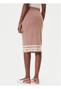 Liu Jo Sport Spódnica ołówkowa TF5217 MS63L Brązowy Regular Fit. Kolor: brązowy. Materiał: syntetyk, wiskoza. Styl: sportowy #2