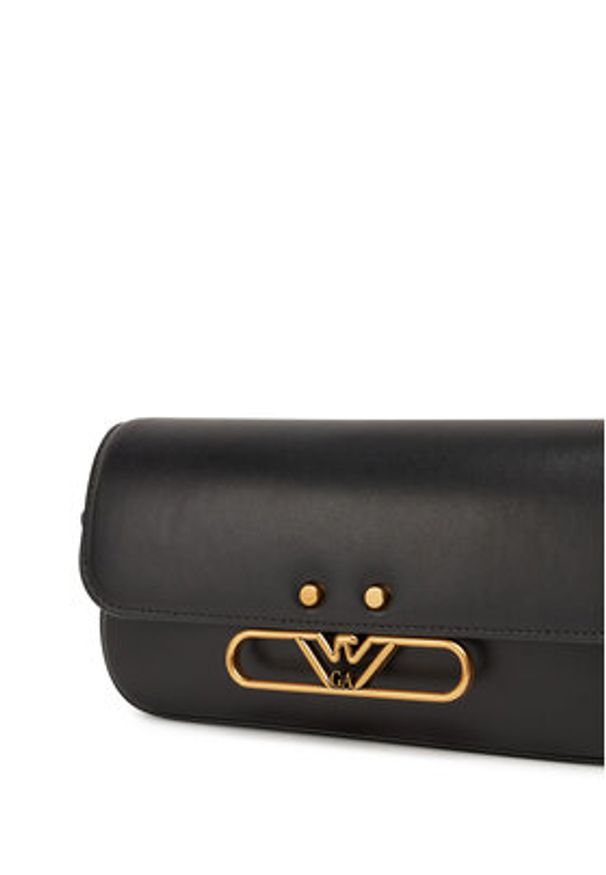 Emporio Armani Torebka EW001212 AF14786 UC001 Czarny. Kolor: czarny. Materiał: skórzane