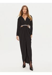 Eleh Sukienka wieczorowa E00315 Czarny Regular Fit. Kolor: czarny. Materiał: syntetyk. Styl: wizytowy #1