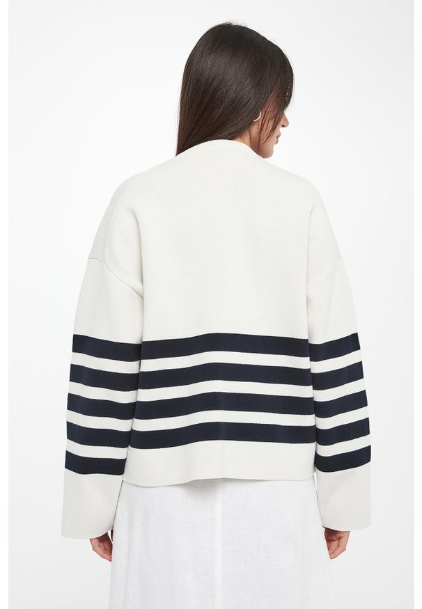 Ecoalf - Sweter damski w paski Koa ECOALF. Wzór: paski