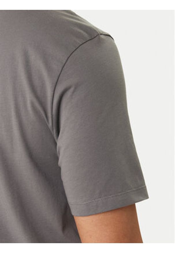 Hugo - HUGO T-Shirt Dero222 50466158 Szary Regular Fit. Kolor: szary. Materiał: bawełna