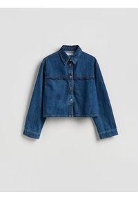 Reserved - Jeansowa koszula - niebieski. Kolor: niebieski. Materiał: jeans #1