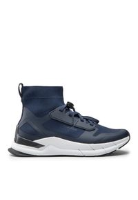 Calvin Klein Sneakersy Recycled High-Top Sock Trainers HM0HM00760 Granatowy. Kolor: niebieski. Materiał: materiał
