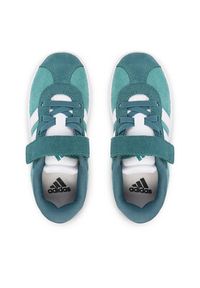 Adidas - adidas Sneakersy VL Court 3.0 Shoes JP7830 Turkusowy. Kolor: turkusowy. Materiał: zamsz, skóra