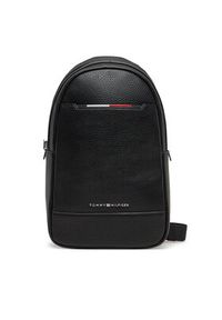 TOMMY HILFIGER - Tommy Hilfiger Plecak Th Central Sling Bag AM0AM13575 Czarny. Kolor: czarny. Materiał: skóra #5