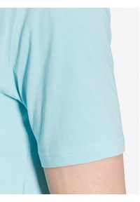BOSS - Boss T-Shirt 50481923 Błękitny Regular Fit. Kolor: niebieski. Materiał: bawełna #5