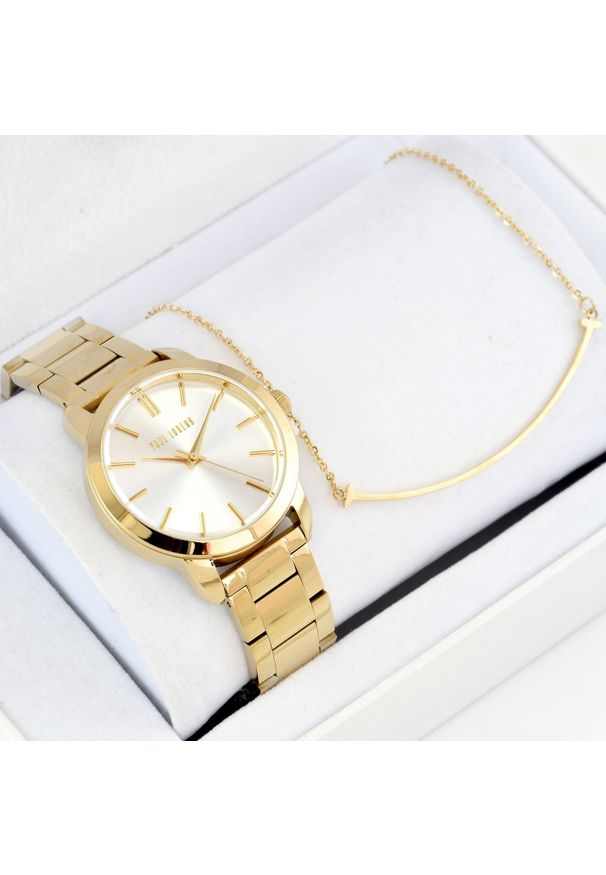 Zegarek damski Paul Lorens STIVA 10659B-3D1 + naszyjnik Pierre Ricaud