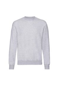FRUIT OF THE LOOM - Męska Bluza Rozpinana Classic Heather. Kolor: szary