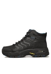 skechers - Skechers Trapery Arch Fit Dawson Raveno 204634/BLK Czarny. Kolor: czarny. Materiał: materiał #5