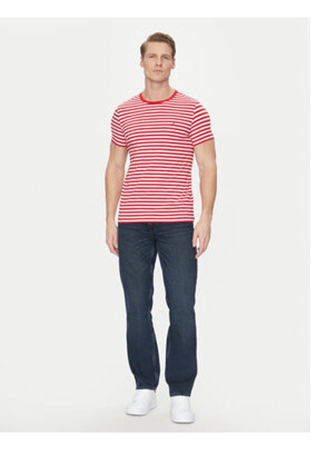 TOMMY HILFIGER - Tommy Hilfiger T-Shirt MW0MW10800 Kolorowy Slim Fit. Materiał: bawełna. Wzór: kolorowy