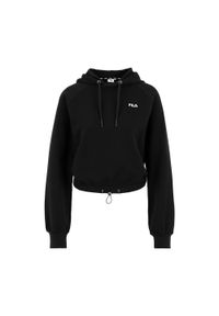 Fila - Bluza damska FILA Baalberge Cropped Hoody. Kolor: czarny