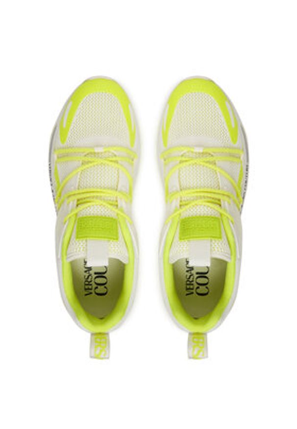 Versace Jeans Couture Sneakersy 80YA3SA8 ZSE17 Biały. Kolor: biały. Materiał: materiał