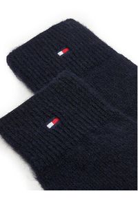 TOMMY HILFIGER - Tommy Hilfiger Rękawiczki Damskie Flag Fluffy AW0AW17797 Granatowy. Kolor: niebieski. Materiał: poliester, materiał #3