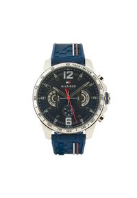 TOMMY HILFIGER - Tommy Hilfiger Zegarek Decker 1791476 Granatowy. Kolor: niebieski #1