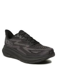 HOKA - Hoka Buty do biegania Clifton 9 1127895 Czarny. Kolor: czarny. Materiał: materiał