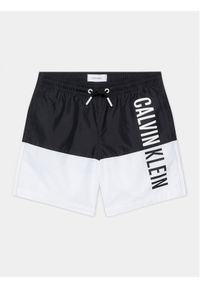 Calvin Klein Swimwear Szorty kąpielowe KV0KV00038 Czarny Regular Fit. Kolor: czarny. Materiał: syntetyk #1
