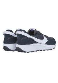 Nike - Męskie Skórzane Buty Treningowe Waffle. Kolor: czarny, biały, wielokolorowy. Materiał: skóra. Sezon: zima
