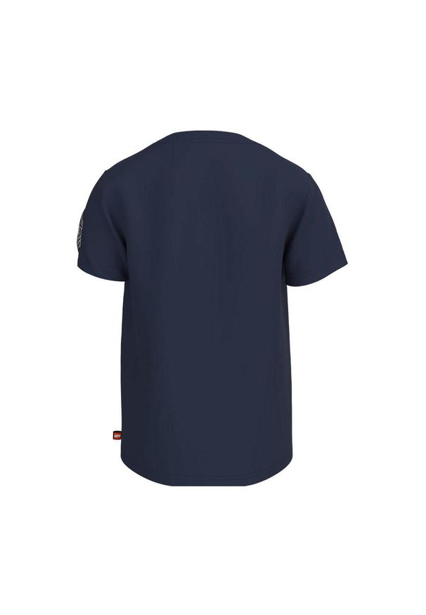 Koszulka bawełniana dziecięca LEGO Ninjago TAYLOR 106. Kolor: niebieski. Materiał: bawełna