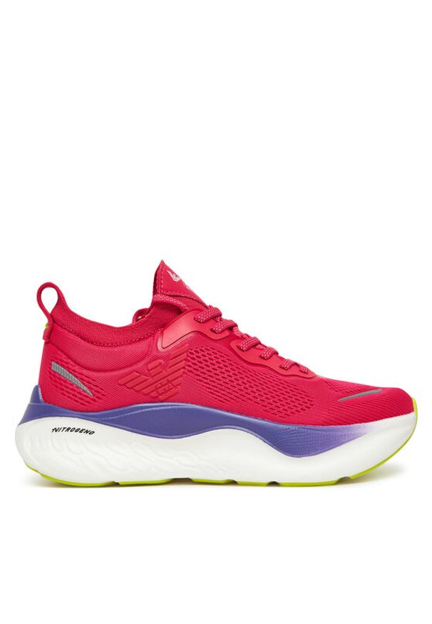 EA7 Emporio Armani Sneakersy X8X246 XK443 D135 Różowy. Kolor: różowy. Materiał: materiał
