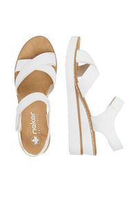 Rieker Sandały CEO-V38G9-80 Biały. Kolor: biały. Materiał: skóra #2