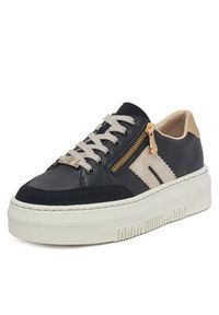 Rieker Sneakersy M1912-00 Czarny. Kolor: czarny. Materiał: skóra #4