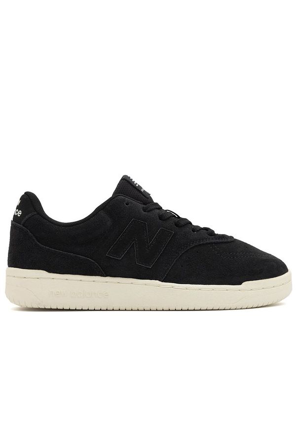 Buty unisex New Balance BB80SBB - czarne. Kolor: czarny. Materiał: materiał, syntetyk, guma, skóra. Szerokość cholewki: normalna