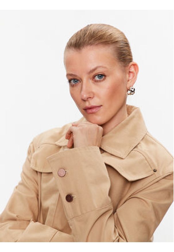 Remain Kurtka przejściowa Canvas 5001692546 Beżowy Oversize. Kolor: beżowy. Materiał: bawełna