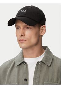 EA7 Emporio Armani Czapka z daszkiem 7X000595 AF24754 UC001 Czarny. Kolor: czarny. Materiał: poliamid, nylon #4