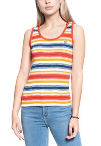 Lee - DAMSKI TANK TOP LEE SLIM TANK TOP SLIM FIT POPPY RED L41MEZNH 112109090 #3
