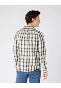 Wrangler - WRANGLER SHACKET MĘSKA KOSZULA W KRATĘ DŁUGI RĘKAW 112146099. Długość rękawa: długi rękaw. Długość: długie