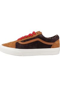Tenisówki Vans Model Old Skool Kolor Brązowy. Kolor: brązowy. Materiał: tkanina